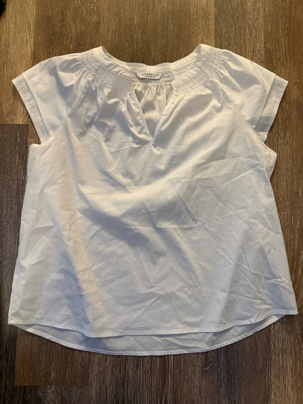 White Linen Top